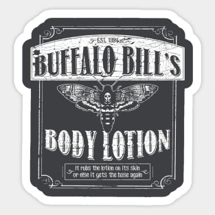 Buffalo Body Lotion Sticker